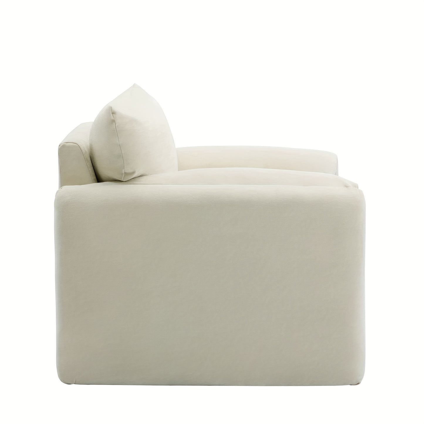 Set Of 2 - Chenille Oversized Armchair, Modern Upholstered Armchair - Modern Accent Chair & Leisure Single Sofa Chair for Living Room, Bedroom, Guest Room Or Balcony, White, Green, Grey
