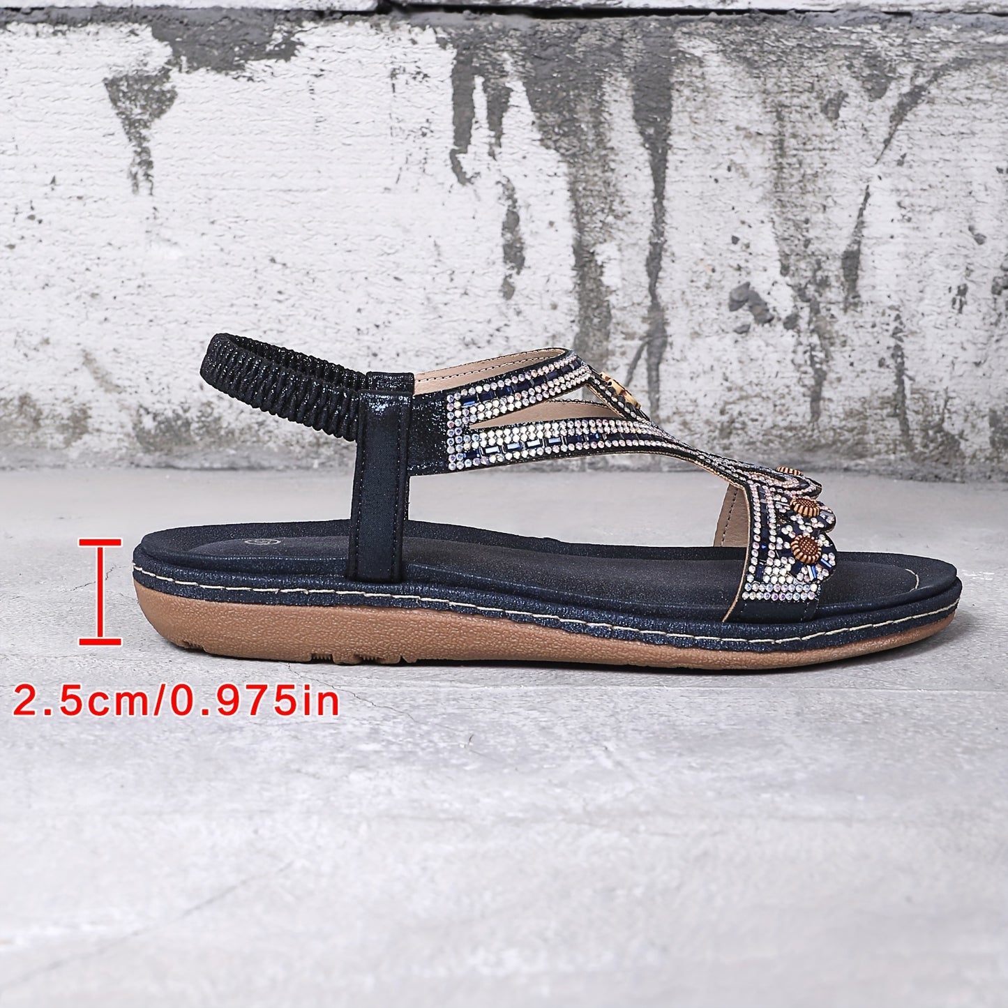 The Roman Shoe Is A Lightweight Bohemian Open-toed Open-toed Oversized Fashion Sandal