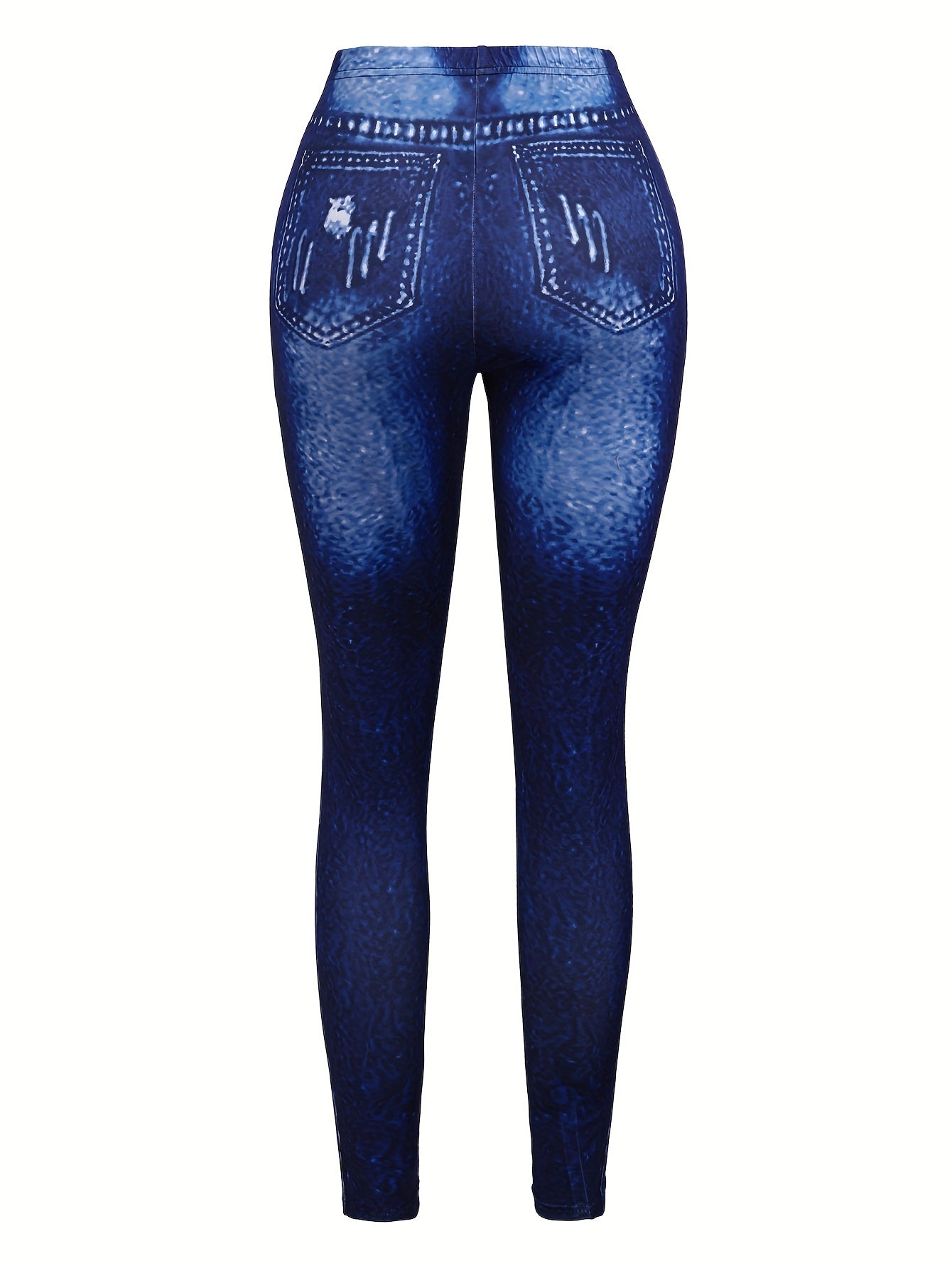 Casual Plant Print Two-piece Set, Short Sleeve Flare T-shirt & Allover Print Skinny Leggings Outfits, Women's Clothing