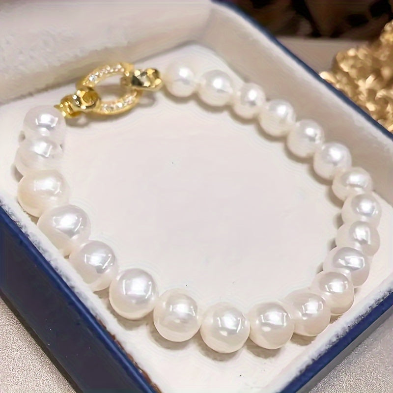 An Elegant High-quality Freshwater Women's Bracelet, Bracelet, Girls Jewelry, Everyday Everything, Cheap Girls' Items, Suitable for Mother's Day, Valentine's Day, Birthday Anniversary for Mom, Girlfriend, Friends The Perfect