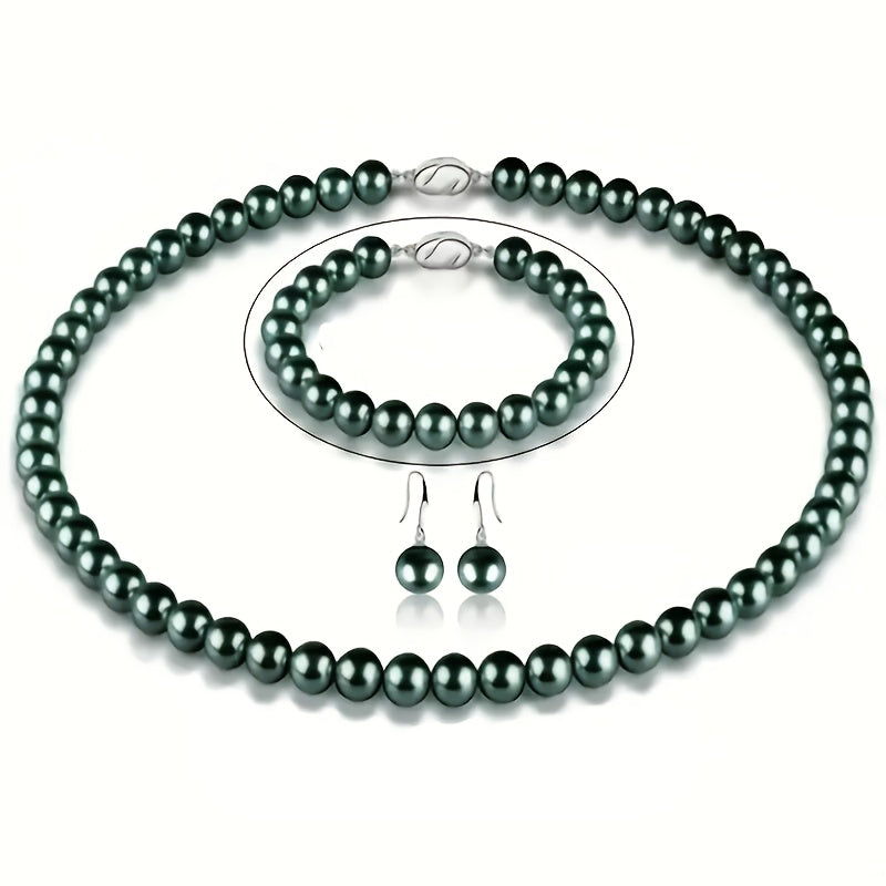 925 Sterling Silvery Chain Freshwater Pearls Necklace, Set With Lustrous White Freshwater Pearls, Elegant And Luxurious, Wedding Bridal Bridesmaid Jewelry/ Birthday Gift/ Anniversary Gift, Jewelry For Teenager, Cheap Girl Stu