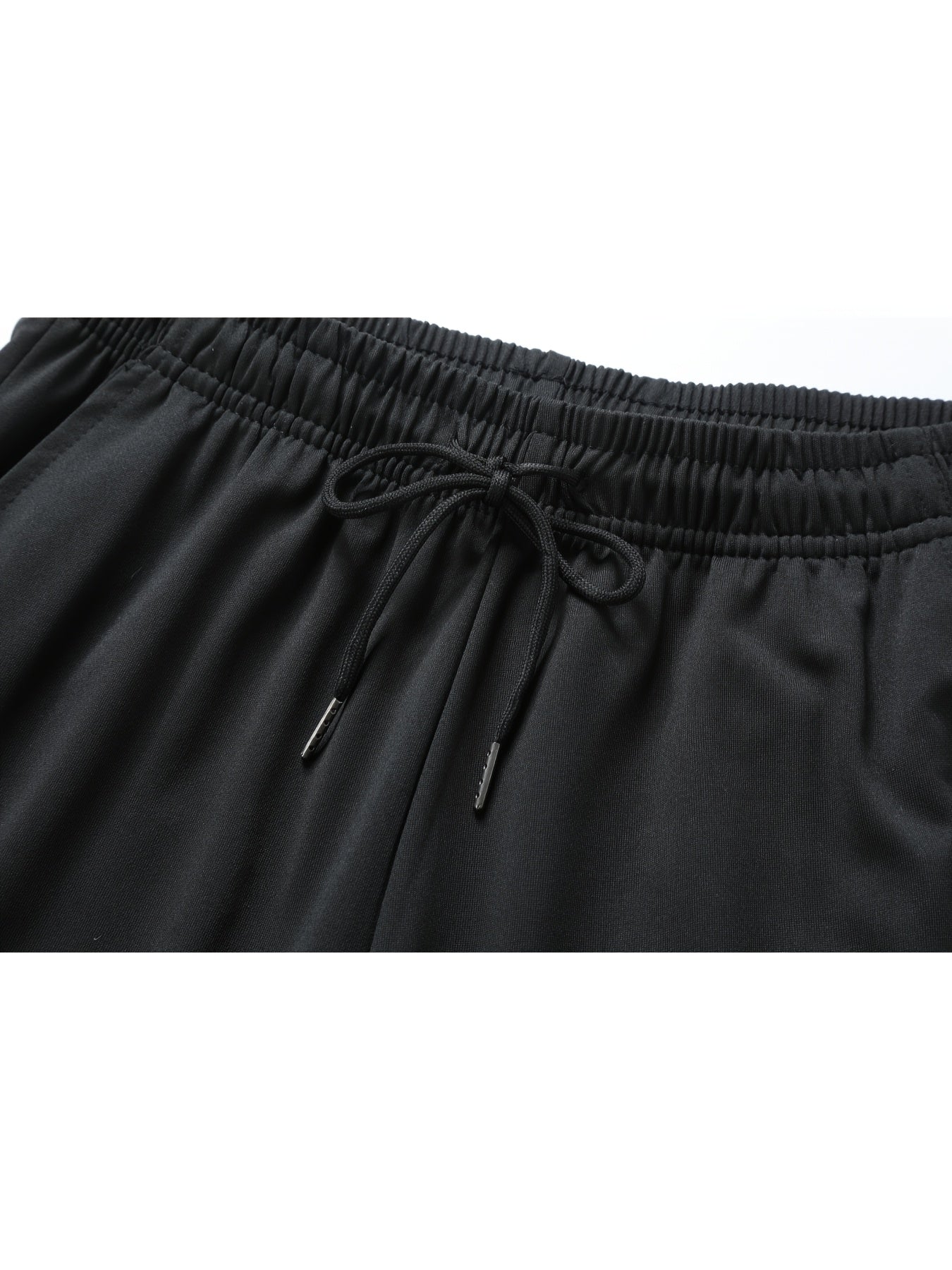 3pcs Women's Summer Casual Pants - Quick-Dry Breathable Polyester-Spandex Blend, Elastic Drawstring Waist with Side Pockets, Solid Color Running Workout Leggings, Smooth Texture Fabric for & Casual Wear, Clothes, Flattering F