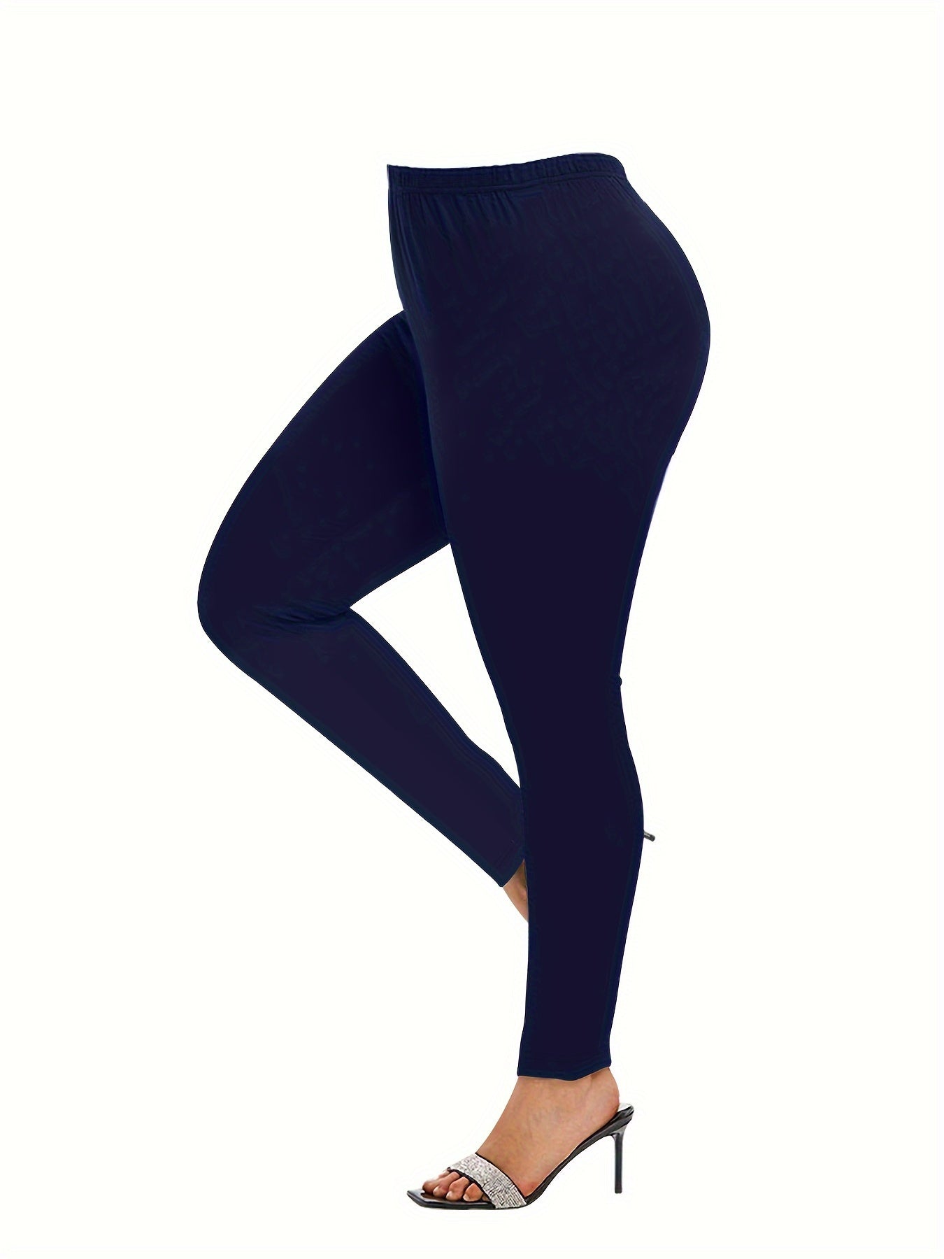 Elegant Floral Print V-Neck Top And Leggings Set - Soft Polyester And Elastane Blend, Machine Washable, All-Season, Comfortable And Versatile For Daily Wear