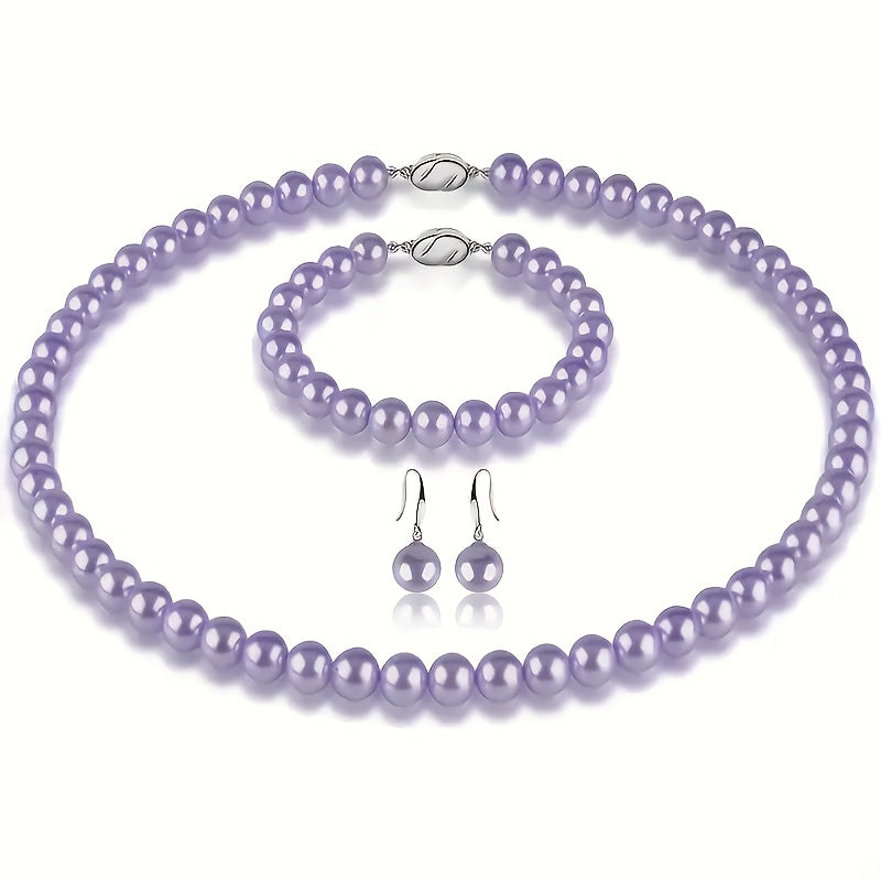 925 Sterling Silvery Chain Freshwater Pearls Necklace, Set With Lustrous White Freshwater Pearls, Elegant And Luxurious, Wedding Bridal Bridesmaid Jewelry/ Birthday Gift/ Anniversary Gift, Jewelry For Teenager, Cheap Girl Stu