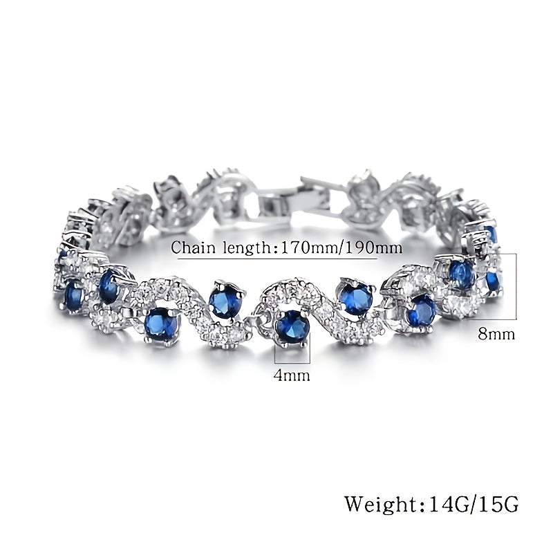 A Fashionable Women's Bracelet, 925 Silver, Girl's Gift, Fashionable, Classic And Gorgeous Versatility, The Perfect Gift for Friends, Family, Partner's Birthdays, Anniversaries, And Any Holiday. Comes with A Beautiful Gift Bo