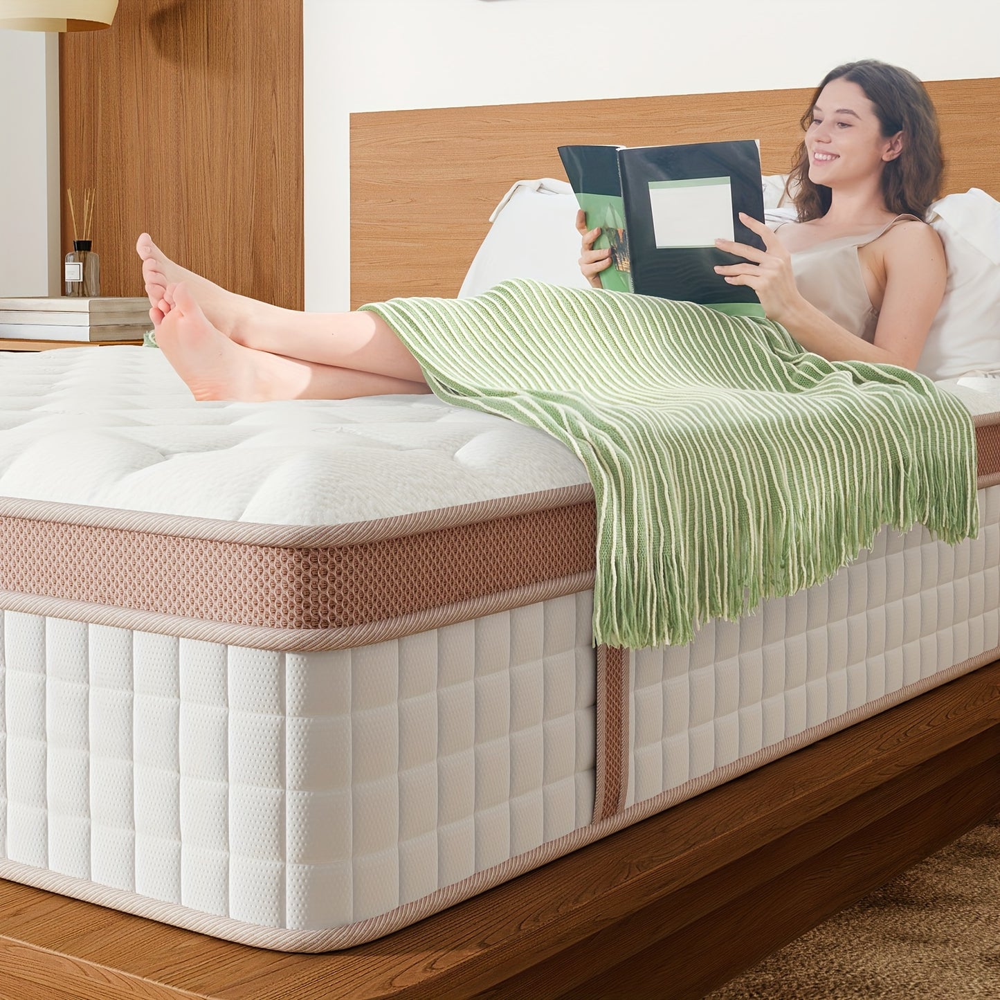 Queen King Mattress 12 Inch 14 Inch Superior Firm Hybrid Mattress In A Box - Euro Top Luxury Mattress-Gel Memory Foam And Innerspring Hybrid Mattress For Motion Isolation, Edge Support, 365-nights Trail