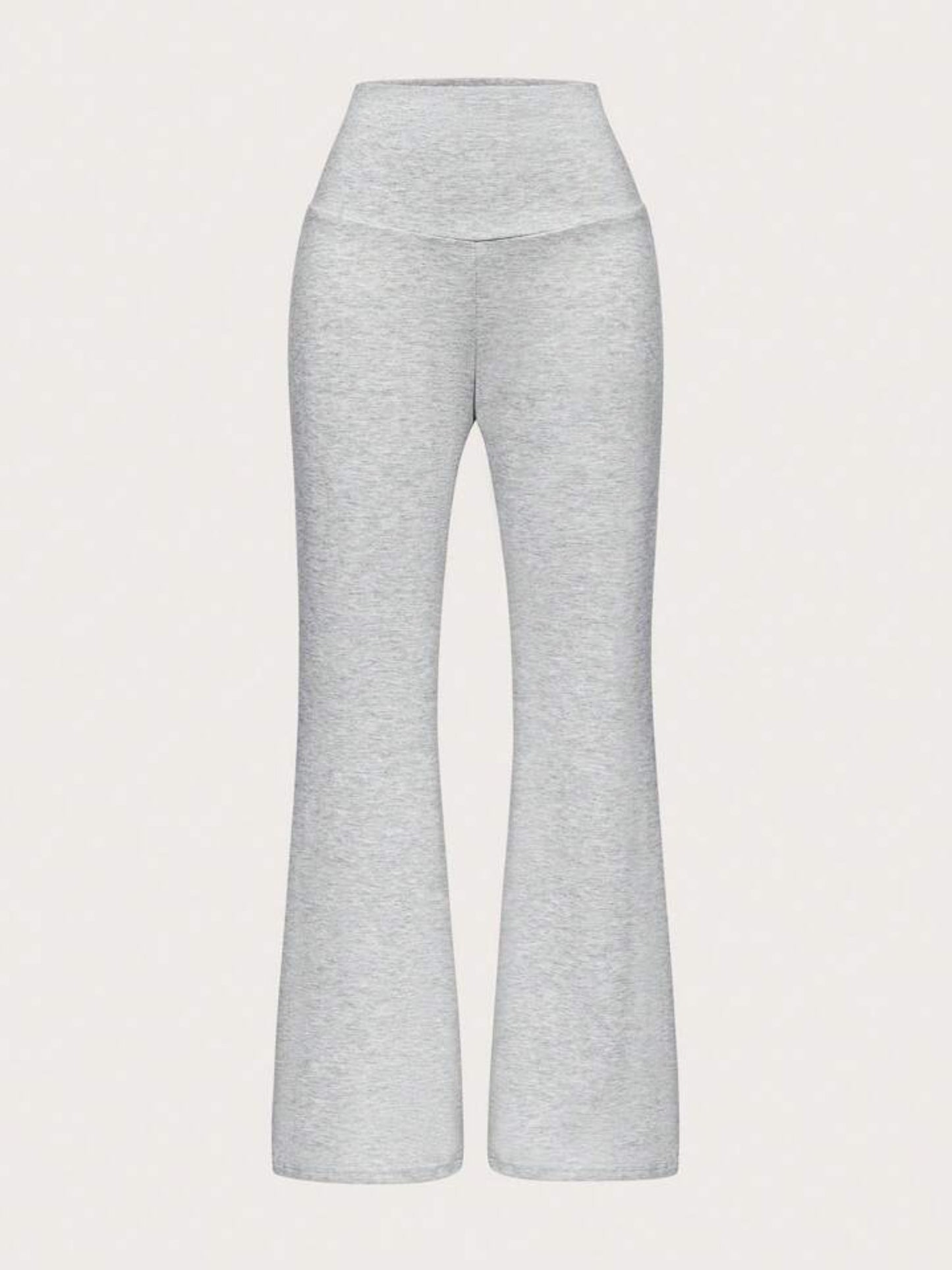 Solid Color Bootcut Pants 3 Packs, Casual High Waist Flare Leg Pants For Sprig & Fall, Women's Clothing